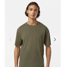 Scotch & Soda Amsterdam Couture Olive Green Crew Neck T-Shirt Mens XL