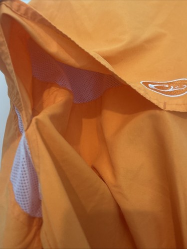 🍊UT DRAKE Short Sleeve Shirt, XL, Orange Button Down, EUC, UT Logo, Vented - Picture 12 of 15