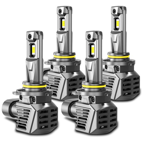 Combo de 4 bombillas LED de haz alto bajo 9005 9006 6500K súper brillantes 200W - Imagen 14 de 15