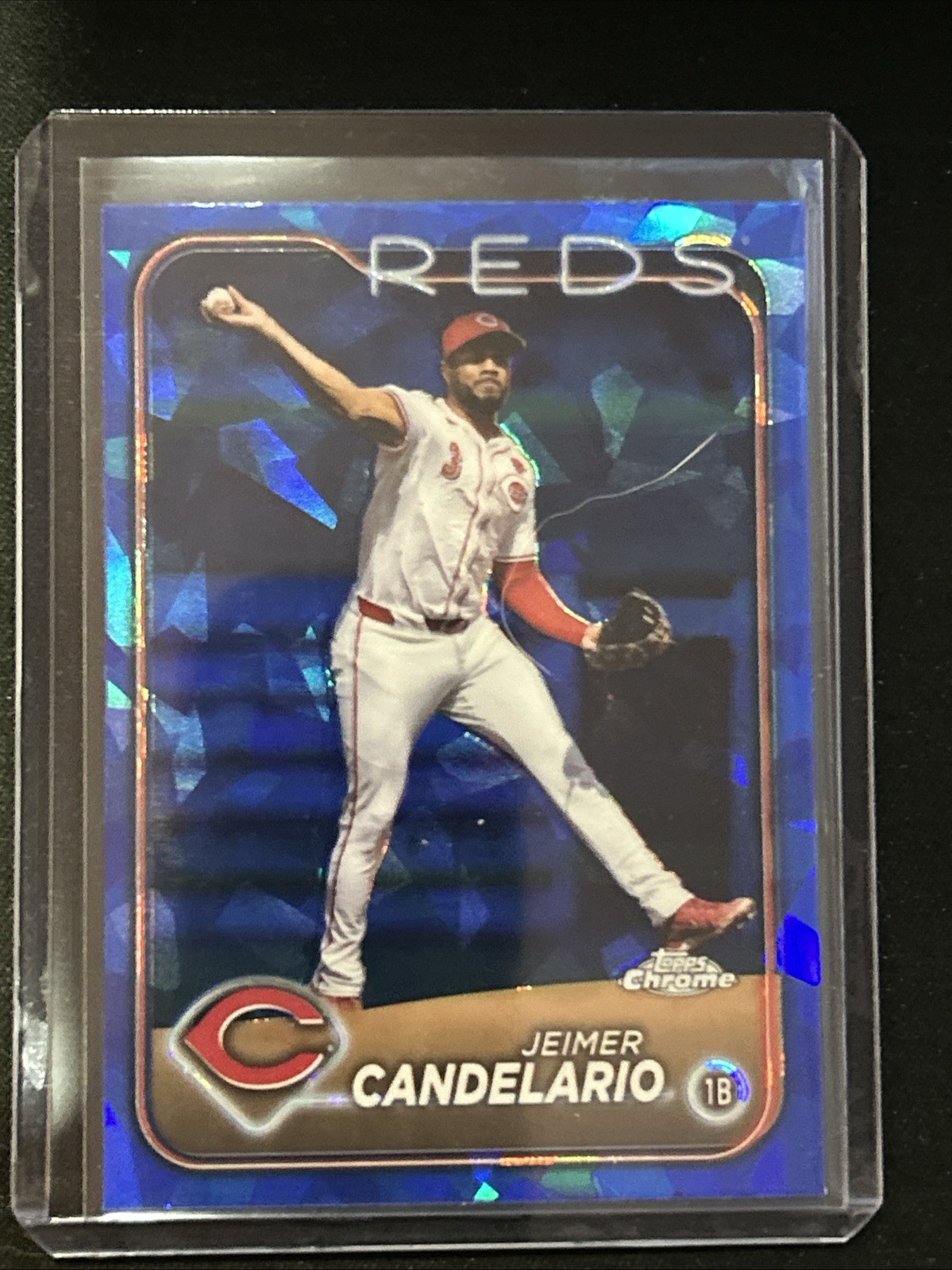 Jeimer Candelario 2024 Topps Chrome Update Sapphire Edition #USCS142 Reds