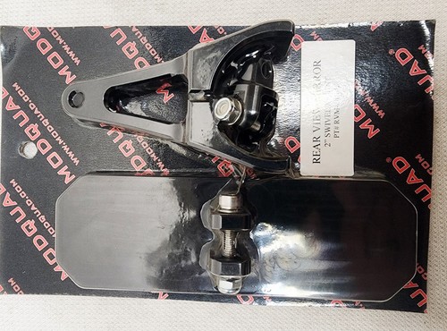Modquad Ultra Compact 2 Inch Rear View Mirror Mount Fits CanAm Honda Polaris UTV - Picture 3 of 11