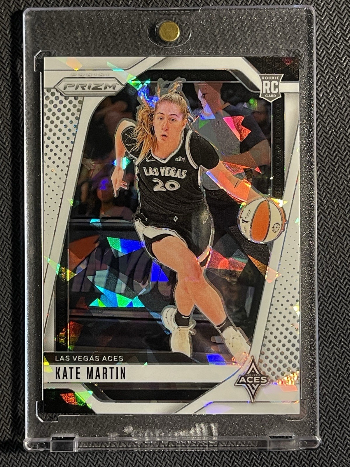 2024 WNBA Prizm Kate Martin White Ice /35 SSP RC GS Valkyries Aces Rookie 🔥