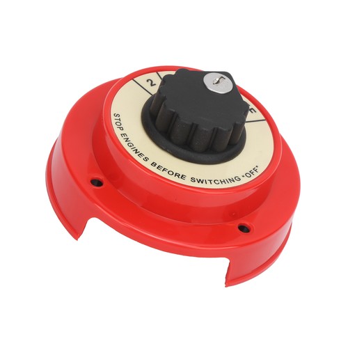 Battery Selector Switch Boat Battery Selector Switch Plastic Metal Panel Yellow - Picture 22 of 24