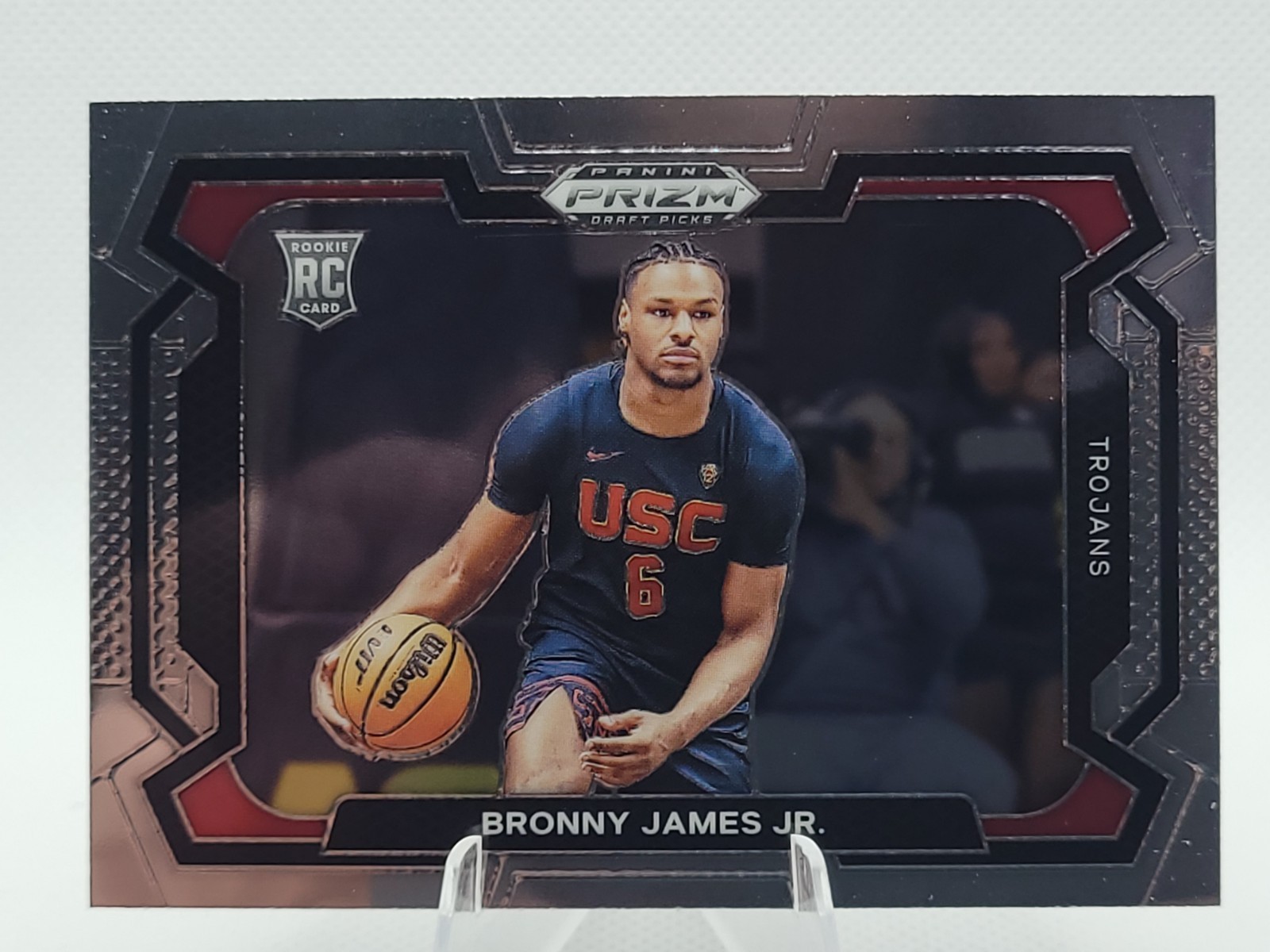 2024 Panini Prizm Draft Picks Bronny James RC #86 Rookie Variation SP
