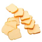 10 Pcs Pretend Play Food Artificial Bread for Decoration Fake Toys Realistic