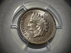 1864 indian head cent copper nickel AU LUSTER