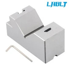 LABLT 4In × 1-13/16In Precision Adjustable Angle Block 0-60 Degree V Groove