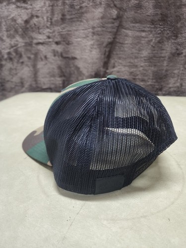 Gigantic Brewing Co Camouflage Mesh Snapback Hat Portland Oregon - Picture 2 of 6