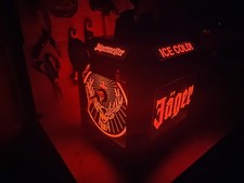 Jagermeister 3 Bottle Tap Machine, Chilling  dispensing, Mancave pub bar freezer
