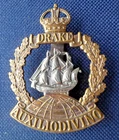 SPACE FILLER CAP BADGE WW1  ROYAL NAVAL DIVISION "DRAKE"