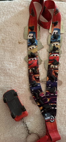 DISNEY PINS WITH LANYARD - 14 CARS THEMED PINS, CARS LANYARD, LIGHTNING KEY FOB - Picture 5 of 5
