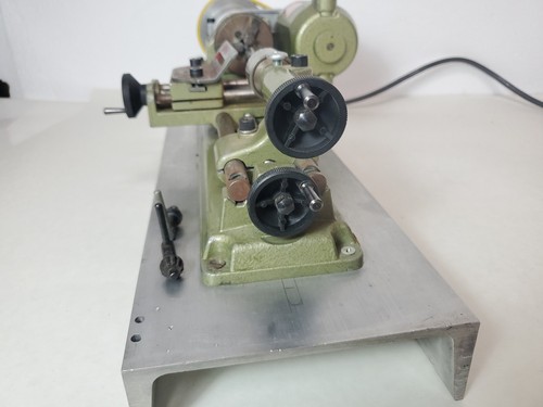 Unimat SL 1000 Mini Lathe Metalworking Power Tool & Wooden Case Austria - Picture 12 of 23