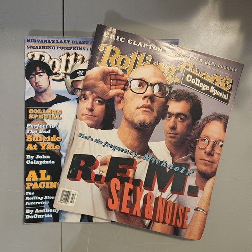 VTG Rolling Stone Magazine REM band #693 745 1994 1996 Stipes LOT OF 2 - Bild 1 von 13