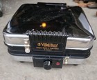 VillaWare Belgian Waffle Maker & Multi Baker 6150 Chrome Tested Works