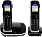 Panasonic KX-TGJ322GB Familien-Telefon mit Anrufbeantworter Ohne Deckel Schwarz