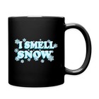 I Smell Snow | Cozy Winter | Christmas Full Color Mug, One Size, black
