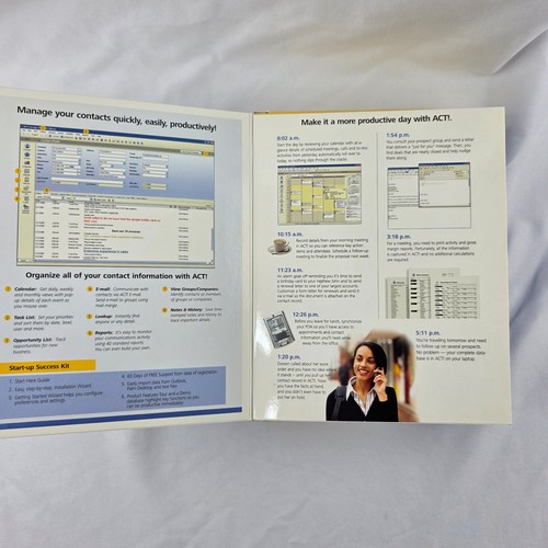 2006 ACT! by Sage Version 8 Complete Set For Contact And Customer Manager - Picture 4 of 13
