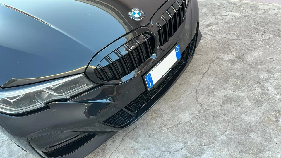 Kit Portatarga Auto ferro solido BMW M Performance Anteriore Posteriore +12 clip - Imagen 4 de 4