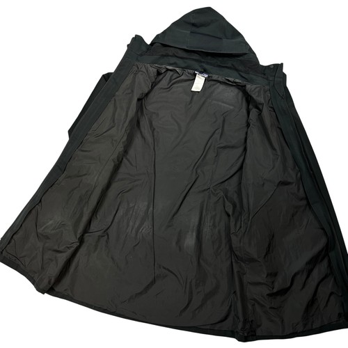 Patagonia H2No Black Hooded Parka Jacket Coat Slim Women Size XL - Picture 5 of 7
