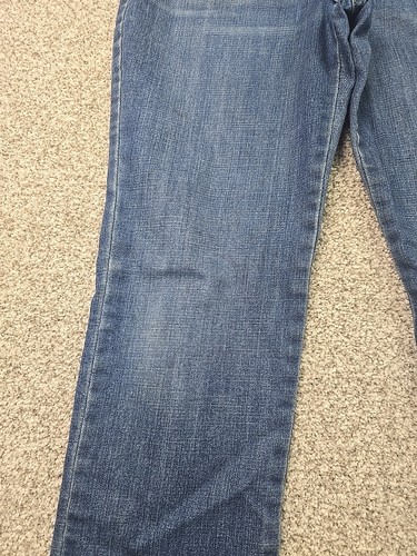 Lee Jeans Womans 6 Medium Blue Denim Relaxed Fit Straight Leg Casual Comfort - Picture 7 of 18