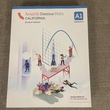 Amplify Desmos Math California Student Edition: A1 Volume 2