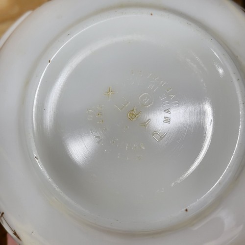 Pyrex Vintage Set of 3 Cinderella Early American Mixing Nesting Bowls 41 43 44 - Picture 5 of 9