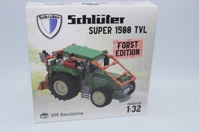 !! SALE !! Munichbricks Profi Trac 1500 TVL Building Blocks Schlüter FORST 1:32