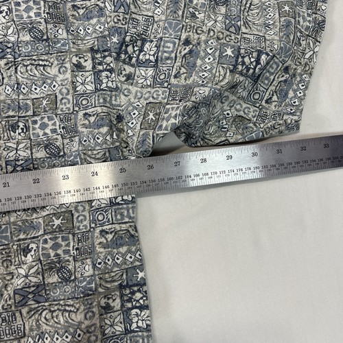 Camisa azteca hawaiana vintage Big Dog para hombre XL geométrica con botones informal - Imagen 5 de 9