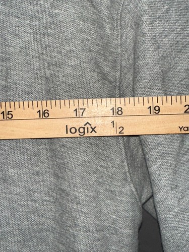 St. John's Bay Men's Large Gray Pique Polo Shirt 100% Cotton Classic Fit - Picture 4 of 7