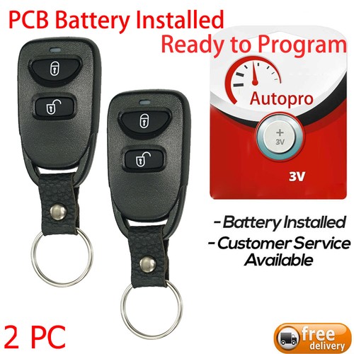 2 New Keyless Entry Remote Car Key Fob For 2014 2015 2016 2017 Hyundai Accent  - Picture 1 of 7