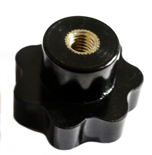 M8 (8mm) 32mm Through Hole Star Clamping Knob Female Thread Fixing Nut UK Seller - Picture 3 of 3
