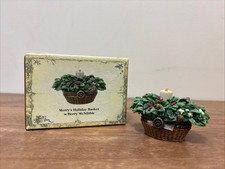 Boyds MERRYS HOLIDAY BASKET Uncle Bean's Treasure Trinket Box 2006