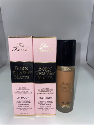 #ad 2 Too Faced Maple Born This Way Matte 24 Hour Foundation Full Size $20.99