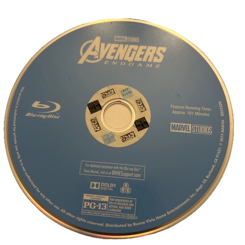 Avengers Endgame Blu-ray Disc Only - Imagen 2 de 9
