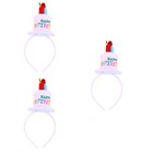 3 Count Geburtstagsstirnband Haarschmuck Zum Geburtstagskopfschmuck