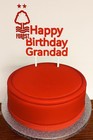 Personalised Nottingham Forest Happy Birthday Cake Topper