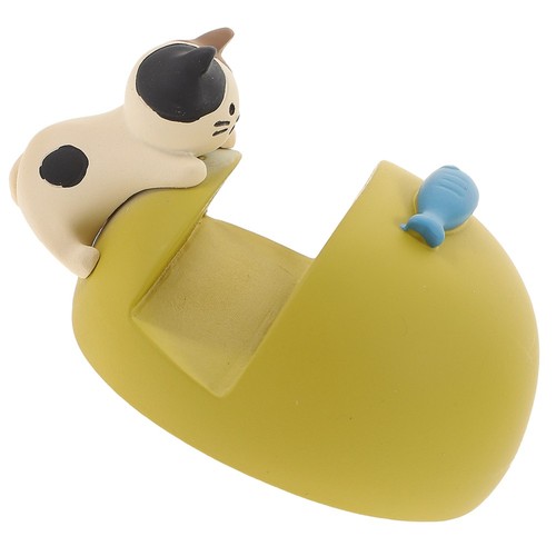 Cartoon Cat Mobile Phone Rack Office Desk Holder Stand Funny Support Bracket - 第 11/12 張圖片