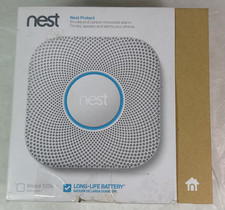 Google Nest Protect Smoke and Carbon Monoxide Alarm 2nd Gen Battery S3000BWES