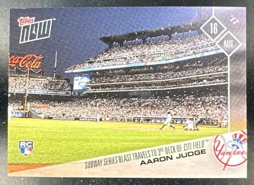 2017 Topps Now Aaron Judge #487 Subway Series Blast RC Rookie Yankees