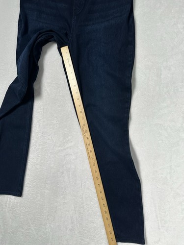 Spanx Jean-ish Leggings al Tobillo Jeggings Ajustados Jean Pantalones Talla XL Alto Lavado Oscuro - Imagen 11 de 13