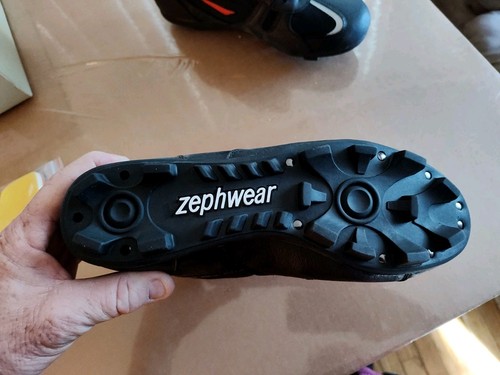 Zephwear Baseball Shoes / Spikes Size 6.5 Black White New With Box - Picture 8 of 24