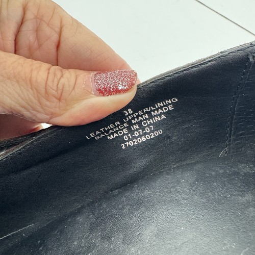 Dansko Mujer Tara Mary Janes Zapatos Tacón Marrón Gamuza Cuero Hebilla 38 7.5/8 - Imagen 7 de 7