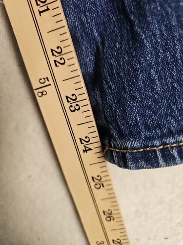 Jeans donna Lucky Brand Authenic taglio dritto effetto invecchiato taglia 2/26 - Foto 3 di 8