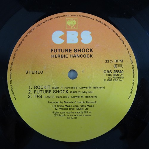 HERBIE HANCOCK Future Shock VINYL LP 1983 CBS 25540 Electronic Jazz Funk VG+ - Bild 4 von 9