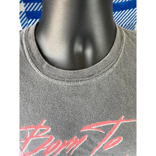 Urban Outfitters Born To Raise Hell Tee Sz S Grunge Gray - Picture 5 of 7