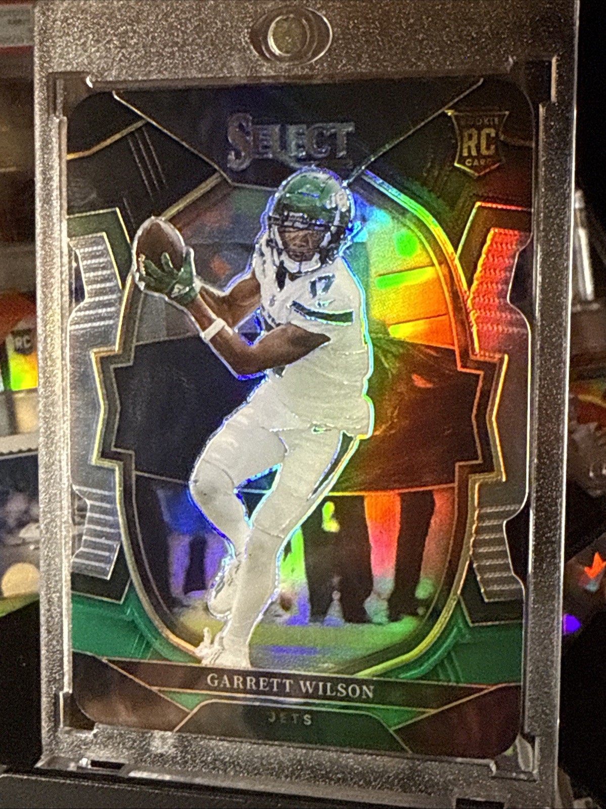 2022 PANINI SELECT #88 BLACK GREEN DIE-CUT PRIZM (SP) GARRETT WILSON (RC)