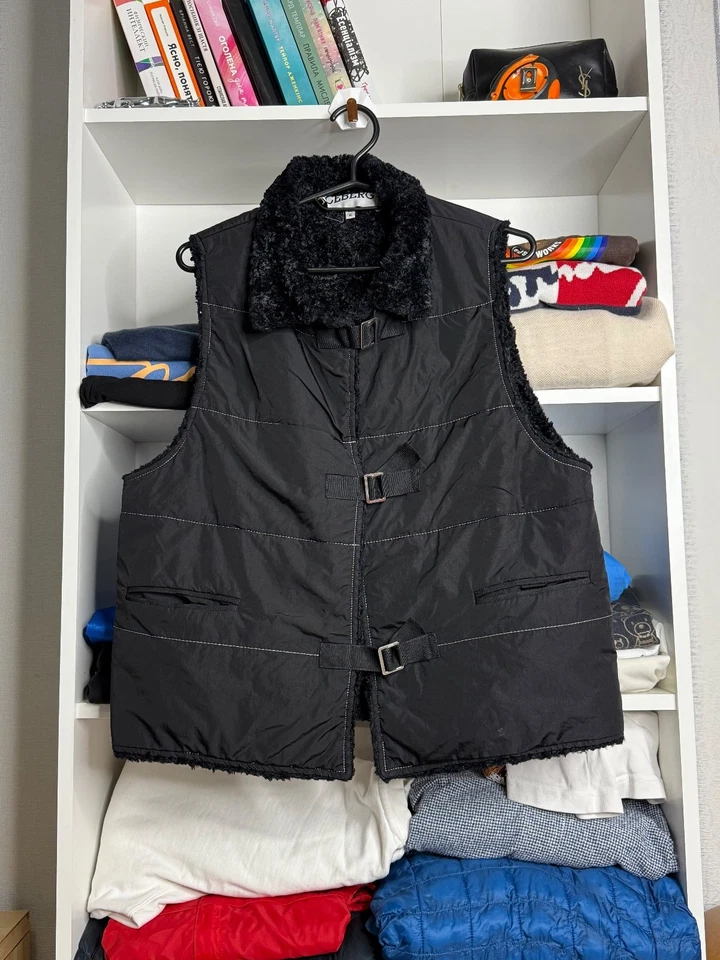 Vintage 90s Iceberg Big logo nylon vest size M - Image 2 of 4