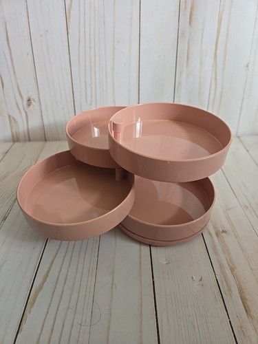 InterDesign Circular Swivel Container PINK Organizer AUTHENTIC - Picture 2 of 3