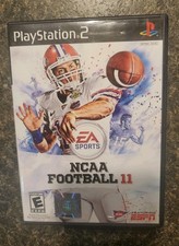 NCAA Football 11 Sony PlayStation 2 Tested Working Rare Last NCAA On PS2 Manual