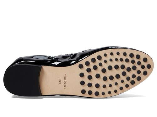 Tory Burch Leather Ballet Loafer Black Patent Women’s  8.5 New in Box - Picture 5 of 15